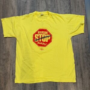 Vintage Ryerson United Steelworkers Union Stop‎ Scabs T-Shirt XL Single Stitch